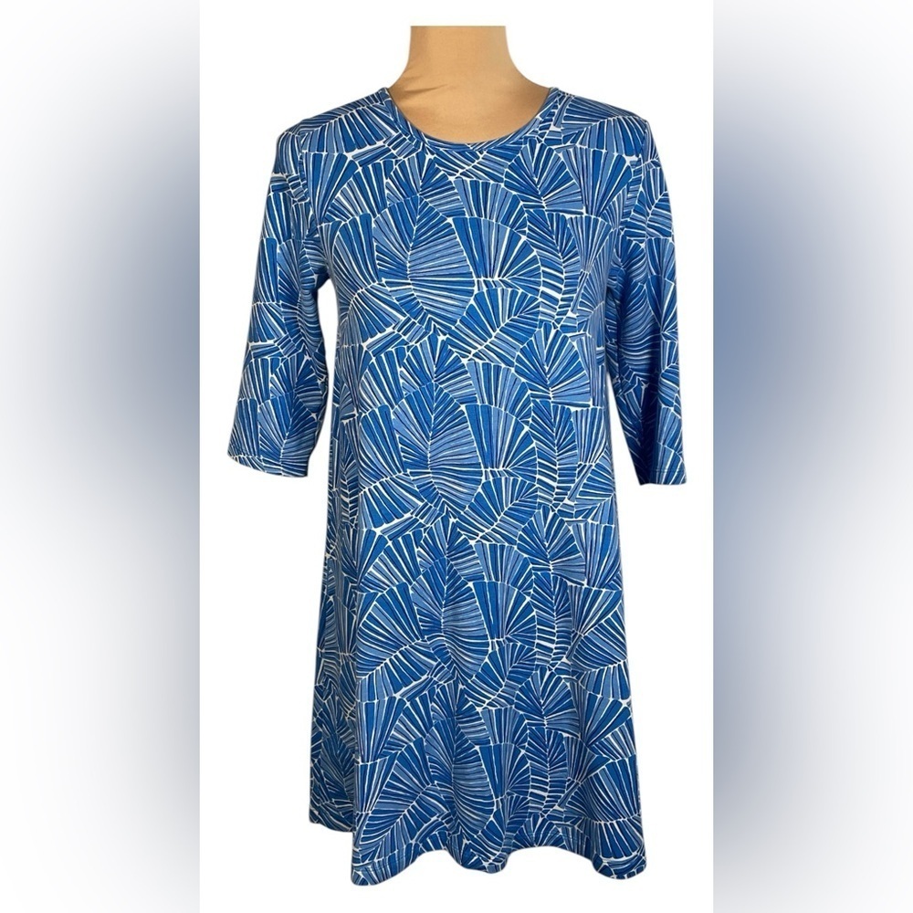 Vineyard Vines Blue Geometric Pattern‎ Dress